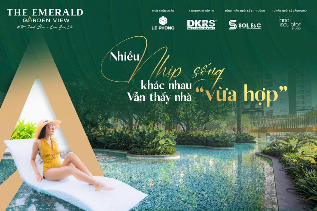 Nhịp sống chuẩn Resort tại The Emerald Garden View