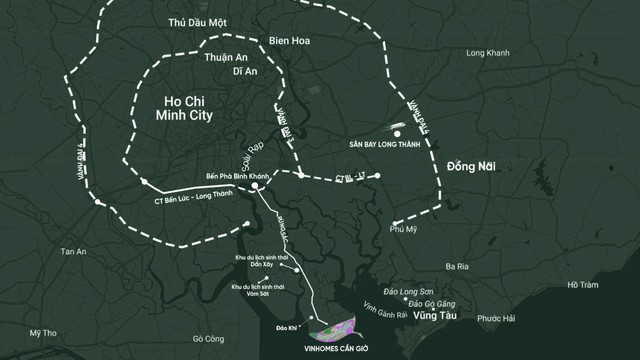 Vị trí chiến lược dự án giúp kết nối các hạ tầng giao thông quan trọng. Ảnh: ACB Homes